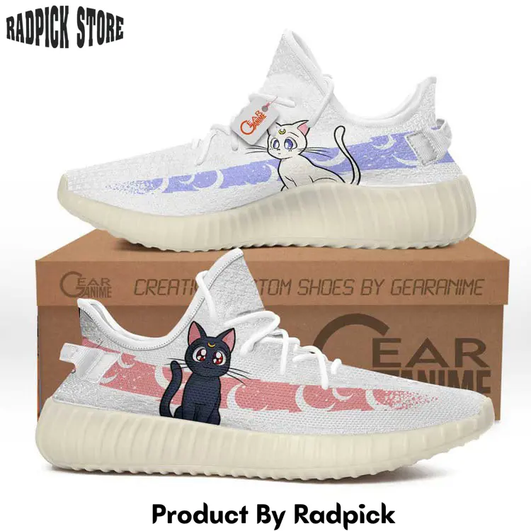 Luna and artemist yeezy shoes anime sneakers  rp123123123